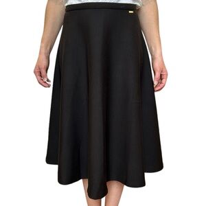 NWT Tahari Skirt Swing Style Black High Waisted Classic Dressy‎ Retro Women’s 6